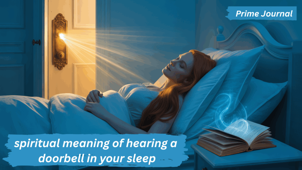 spiritual meaning of hearing a doorbell in your sleep