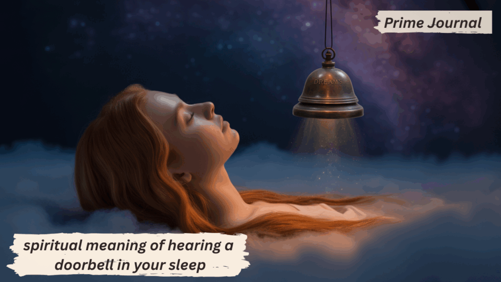 spiritual meaning of hearing a doorbell in your sleep