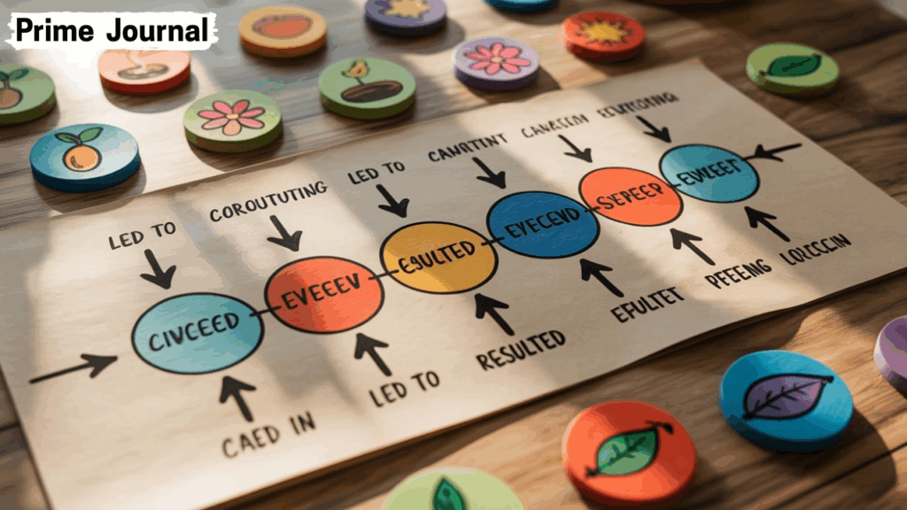 explain why a timeline is considered a cause and effect graphic organizer