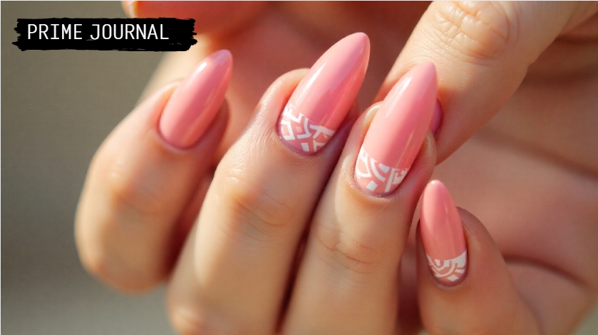 pink nails design