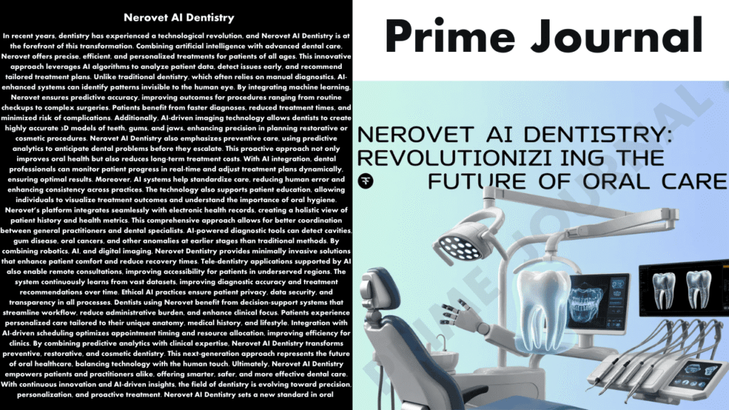 Nerovet AI Dentistry
