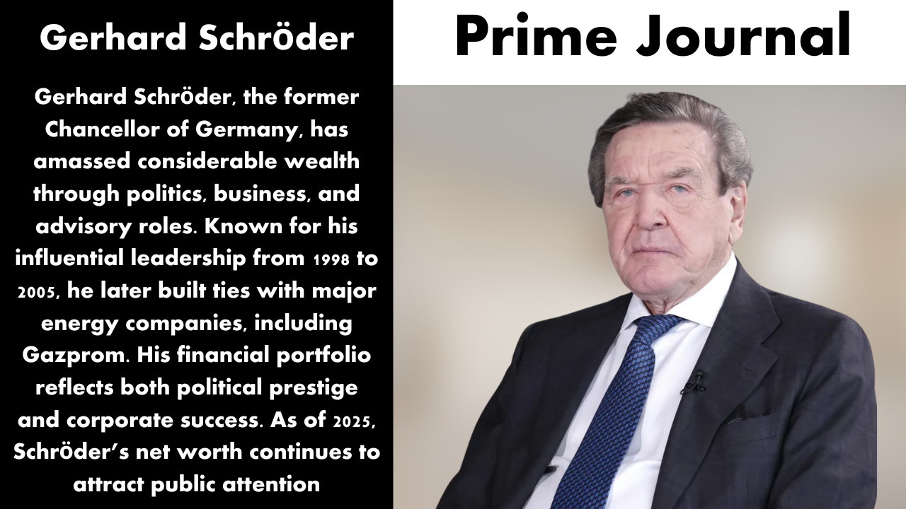 Gerhard Schröder Net Worth