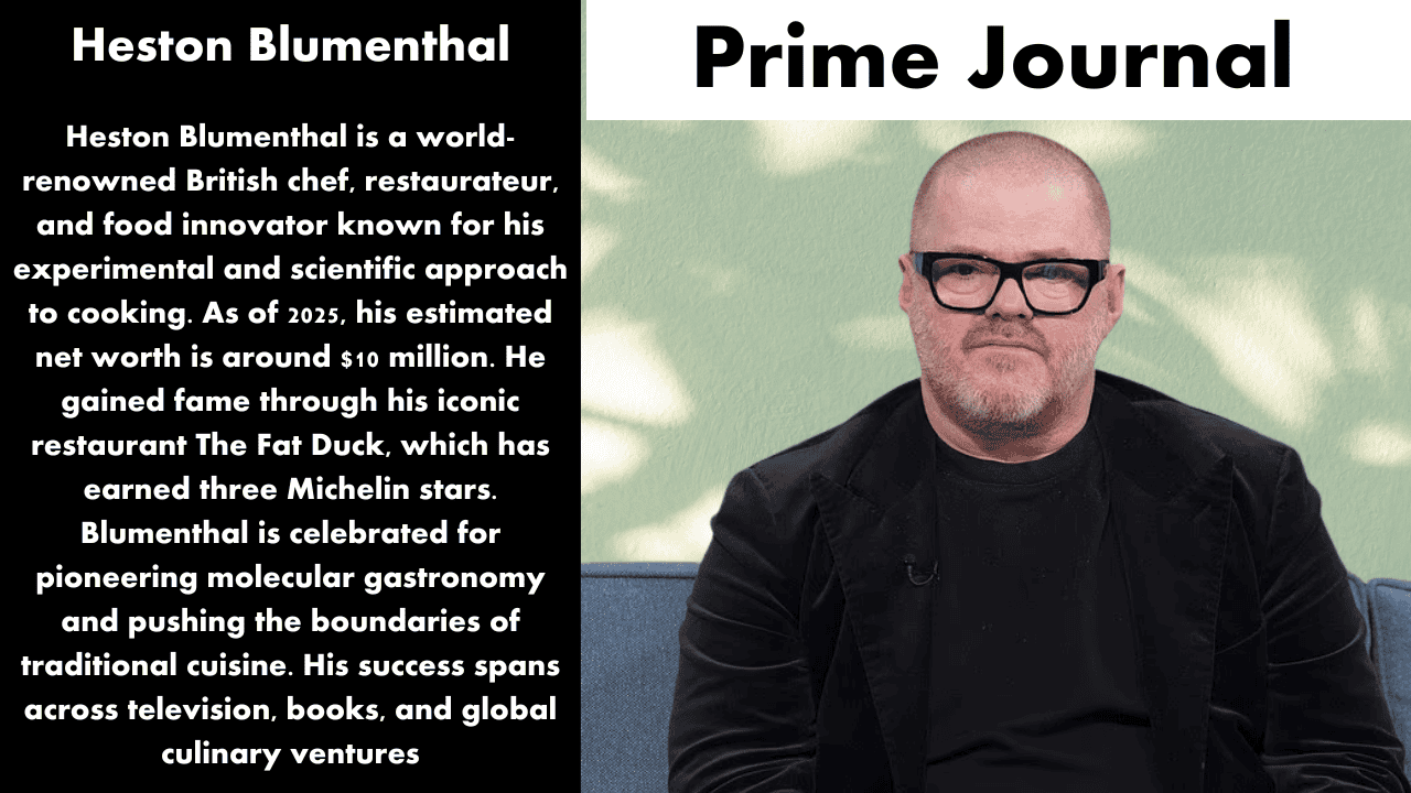 Heston Blumenthal Net Worth