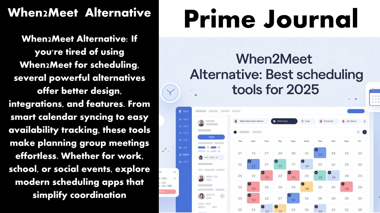When2Meet Alternatives