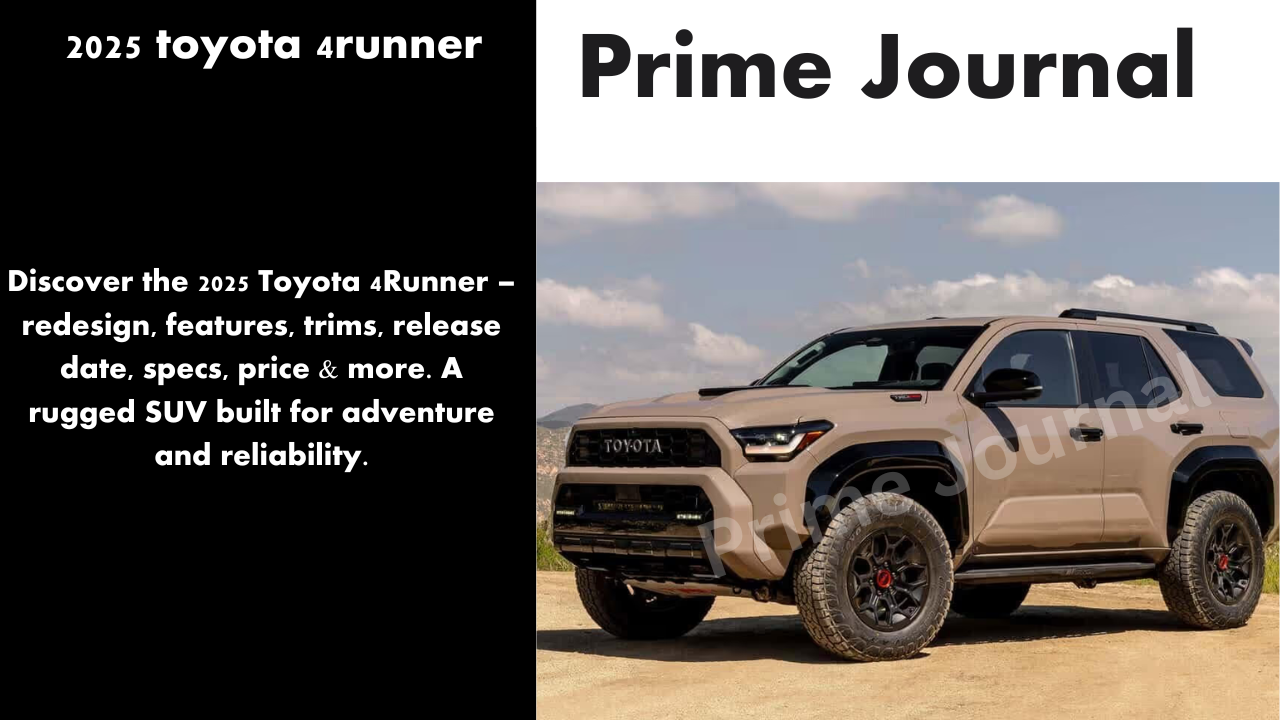 2025 toyota 4runner