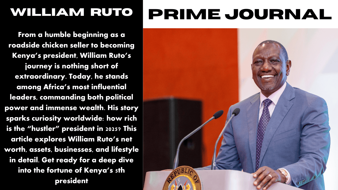 William Ruto Net Worth 2025