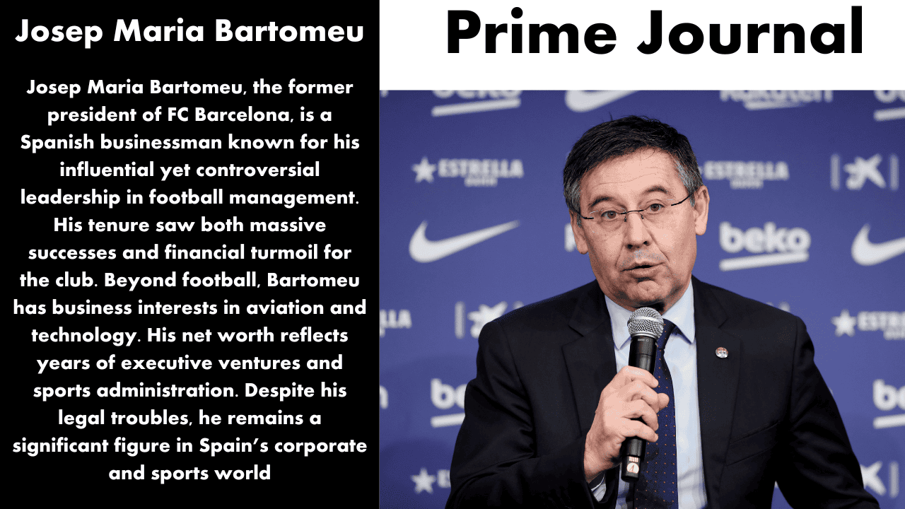 Josep Maria Bartomeu Net Worth (2025): Salary, Career, Assets & Controversies