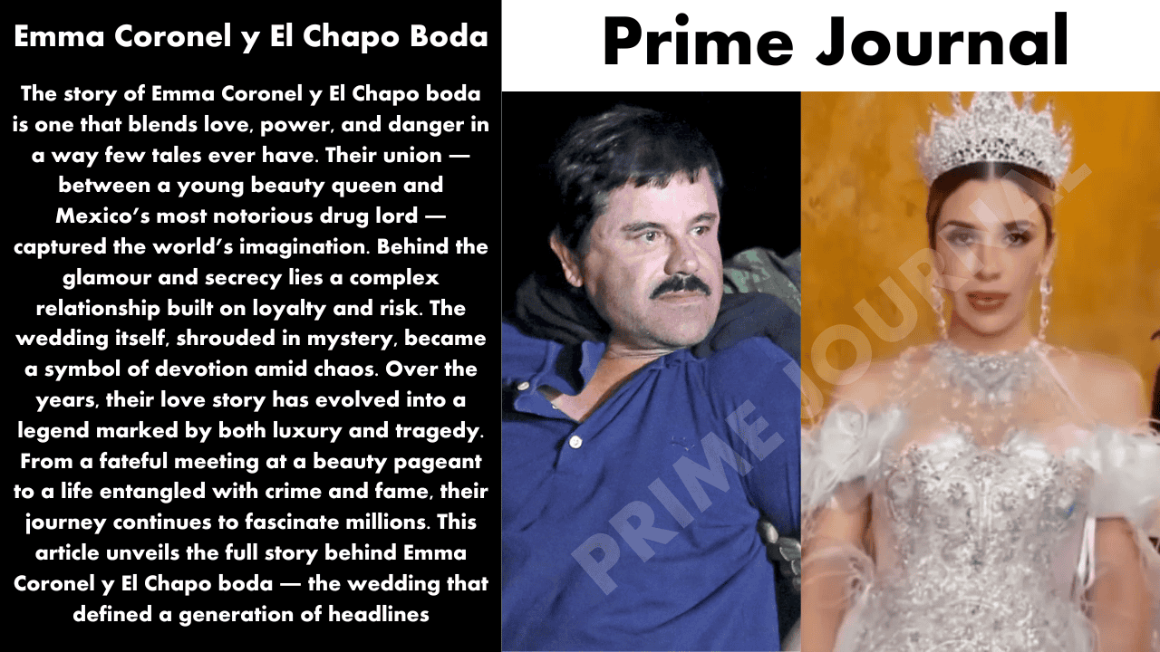 Emma Coronel y El Chapo Boda
