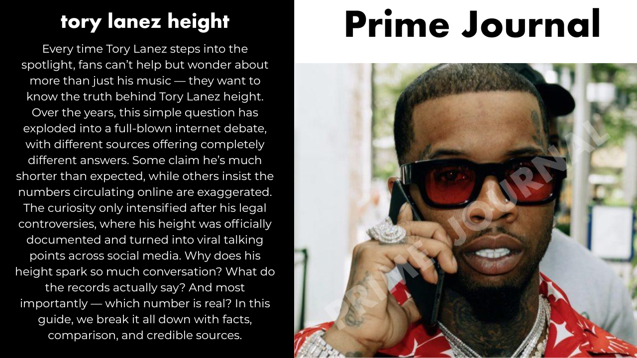 tory lanez height