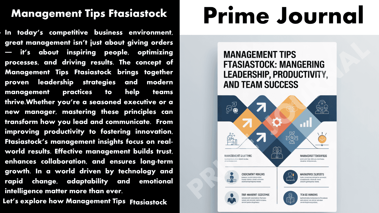 Management Tips Ftasiastock