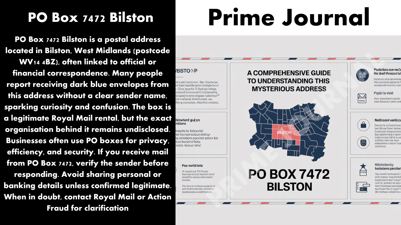 PO Box 7472 Bilston