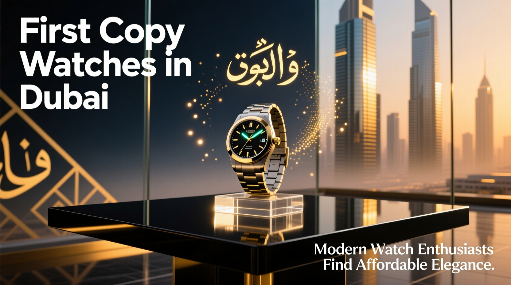 First copy watches in Dubai Modern Watch Enthusiasts Find Affordable Elegance