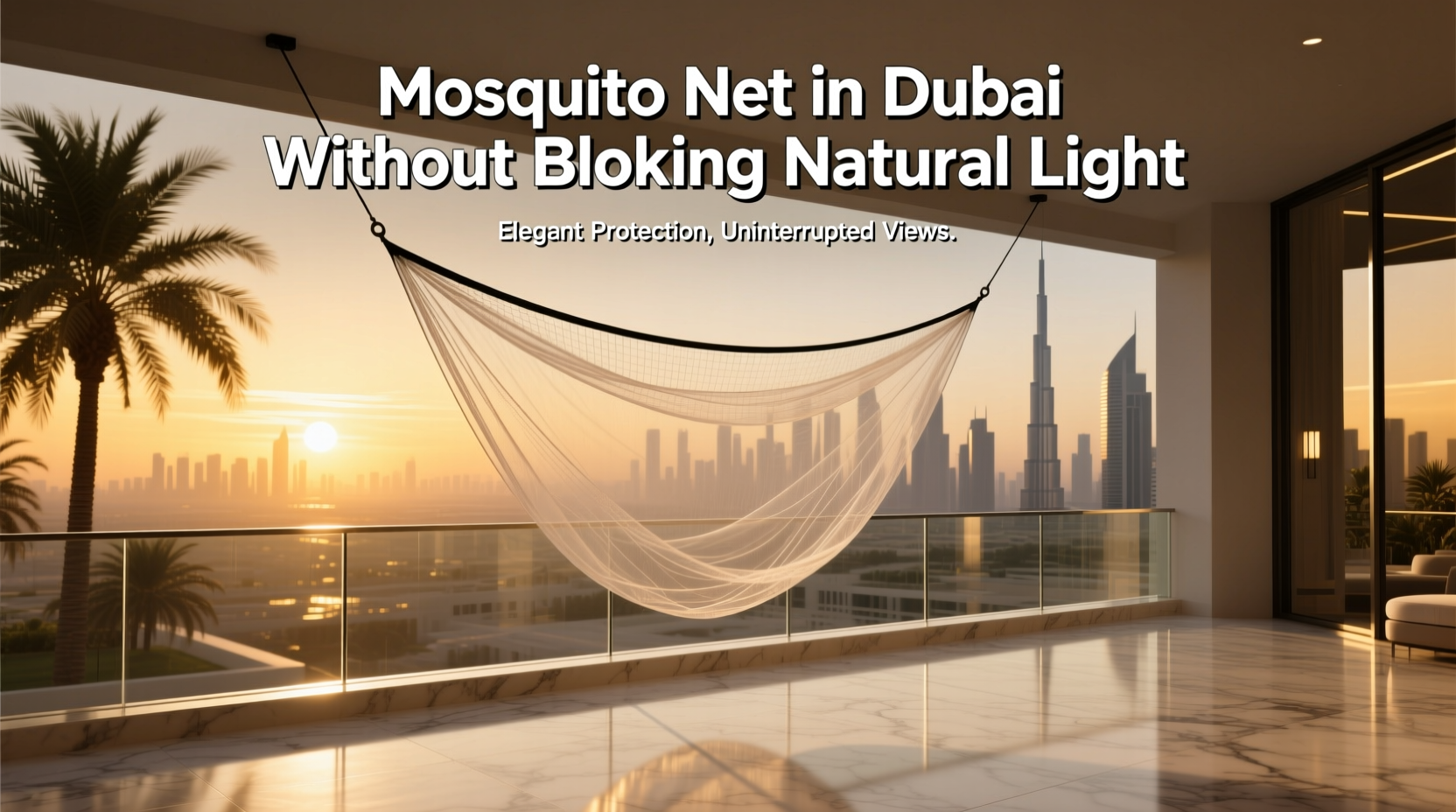Mosquito Net in Dubai Without Blocking Natural Light