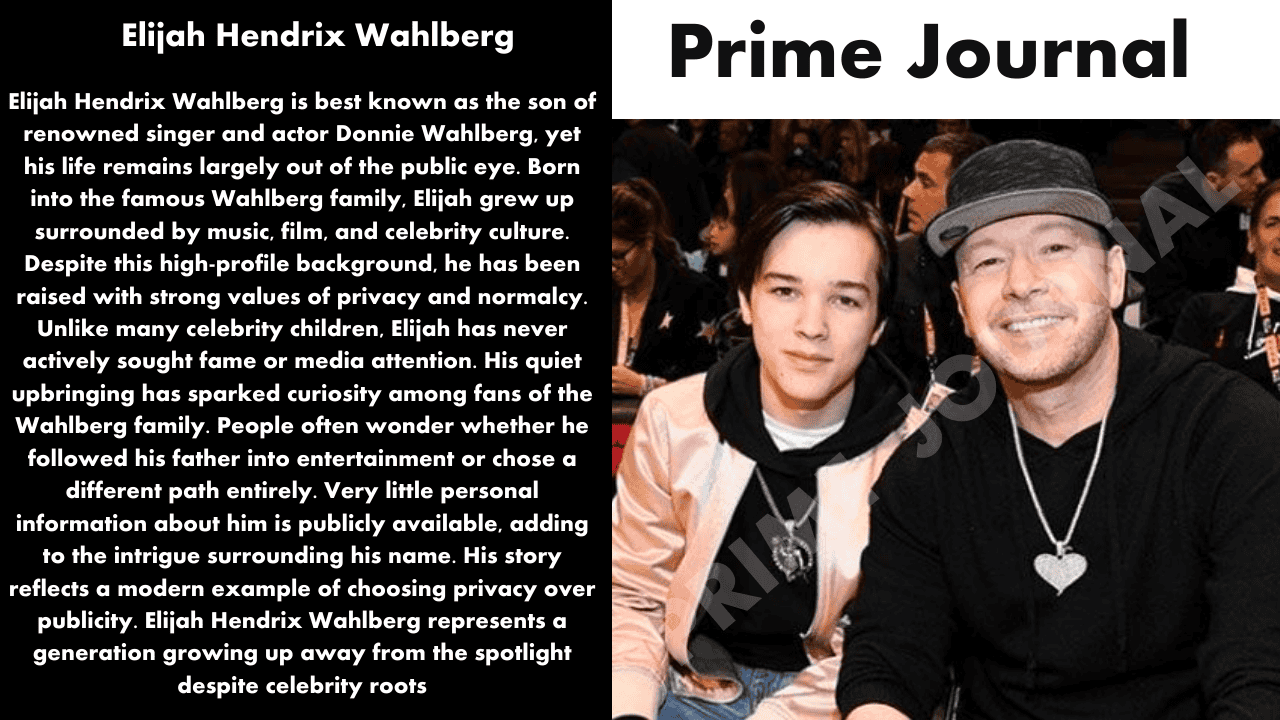 Elijah Hendrix Wahlberg