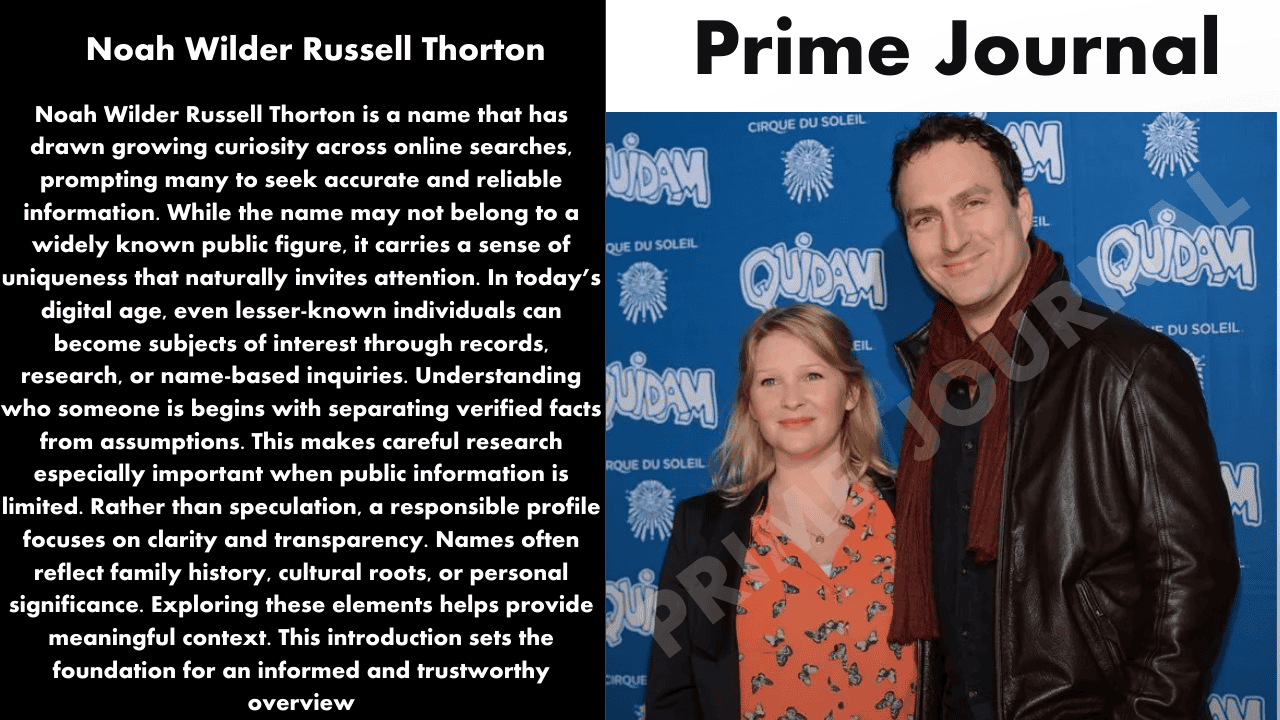 Noah Wilder Russell Thorton