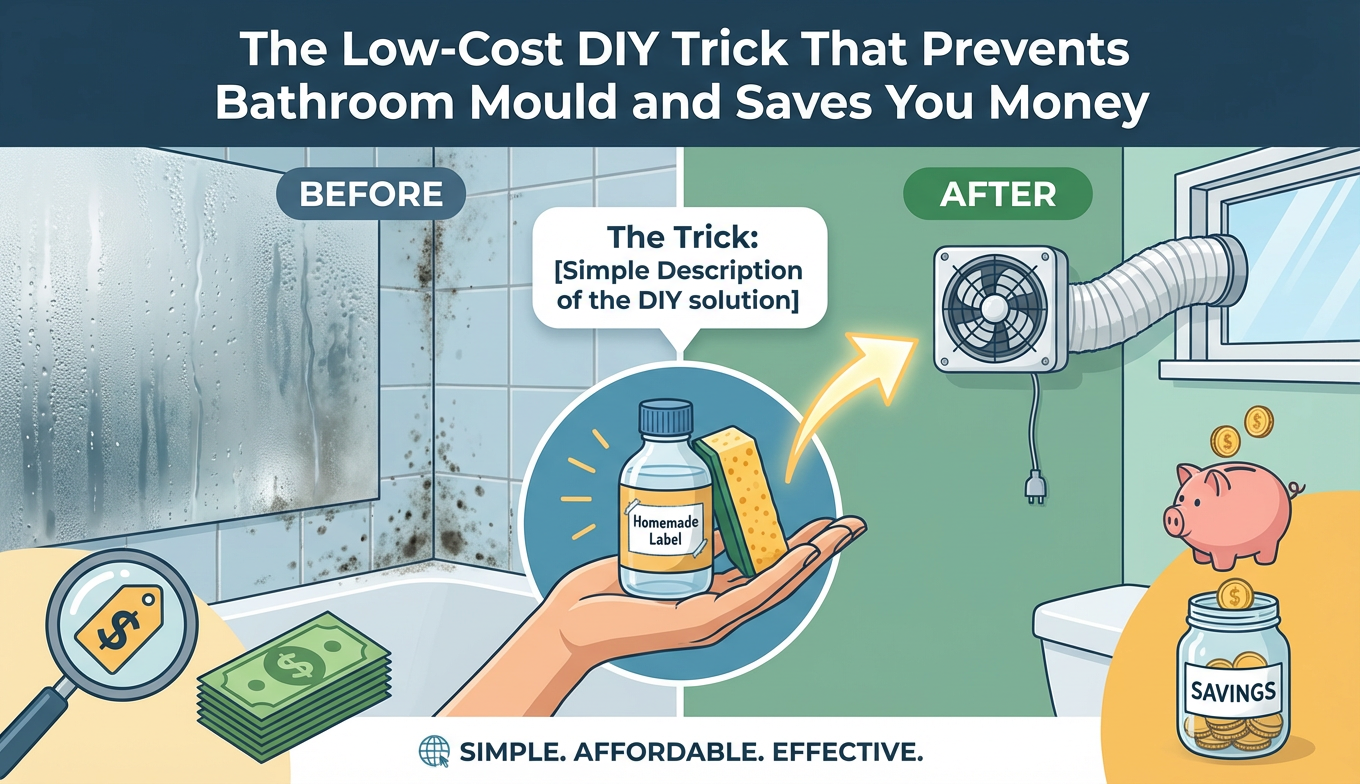 The Low-Cost DIY Trick That Prevents Bathroom Mould and Saves You Money