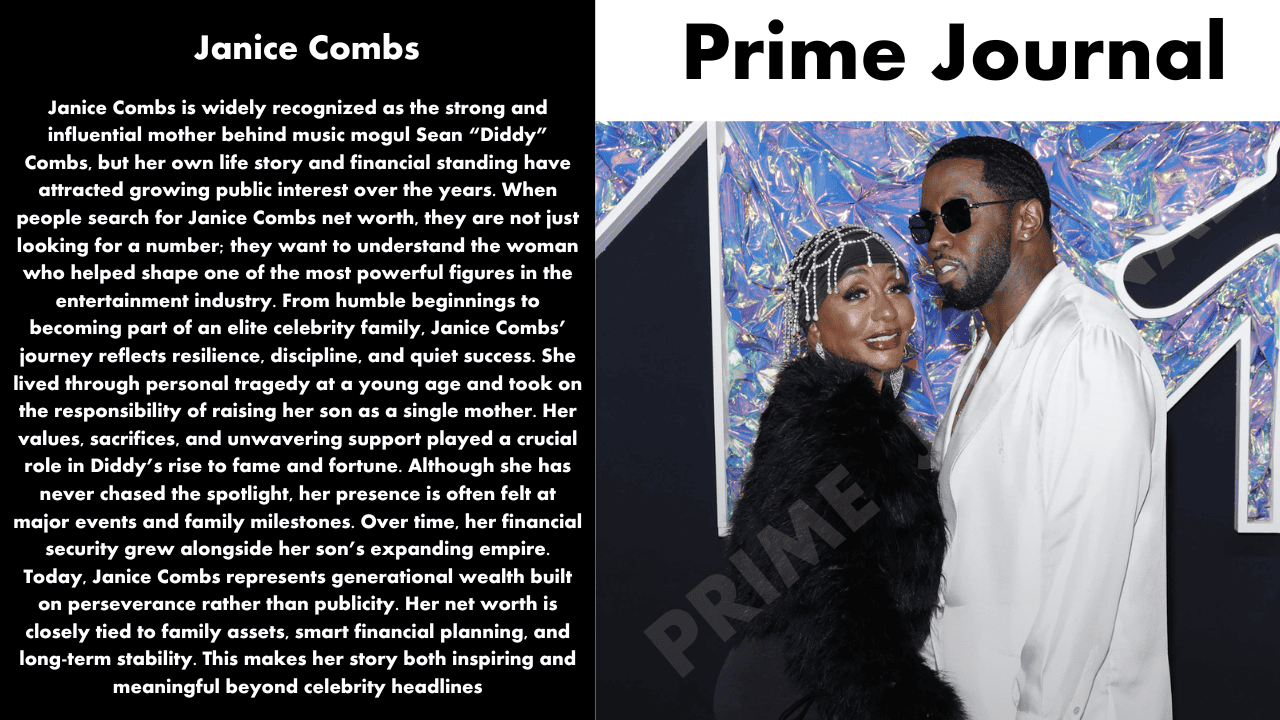 Janice Combs Net Worth