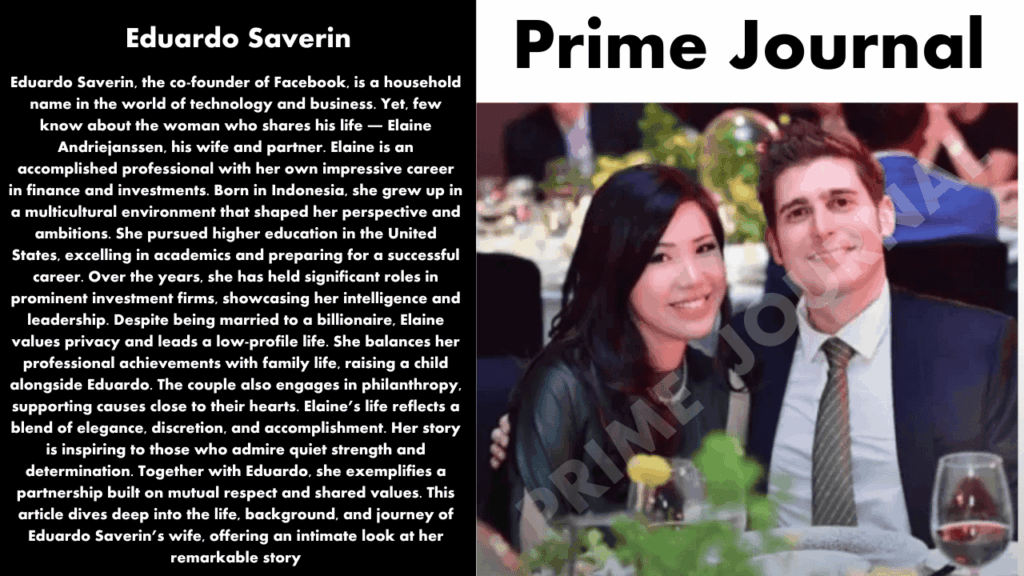 Eduardo Saverin Wife