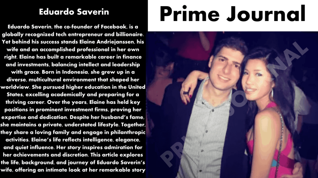 Eduardo Saverin Wife