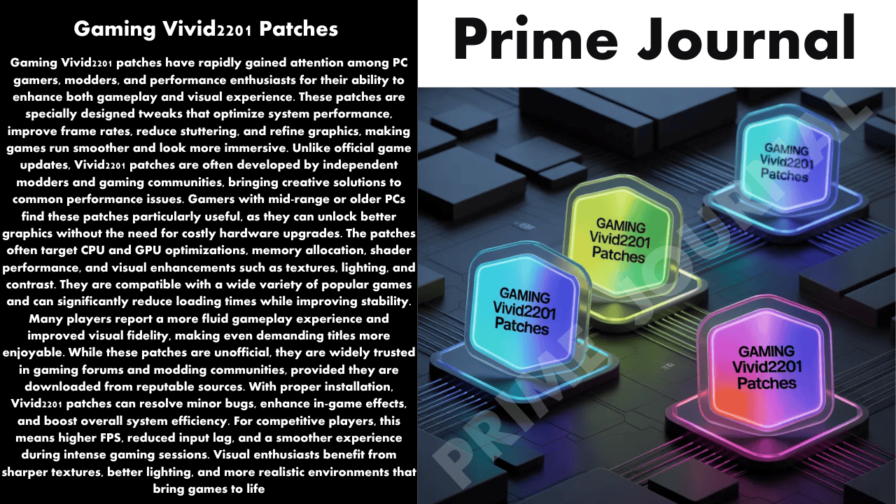 Gaming Vivid2201 Patches