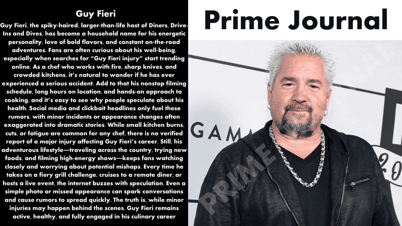 Guy Fieri Injury