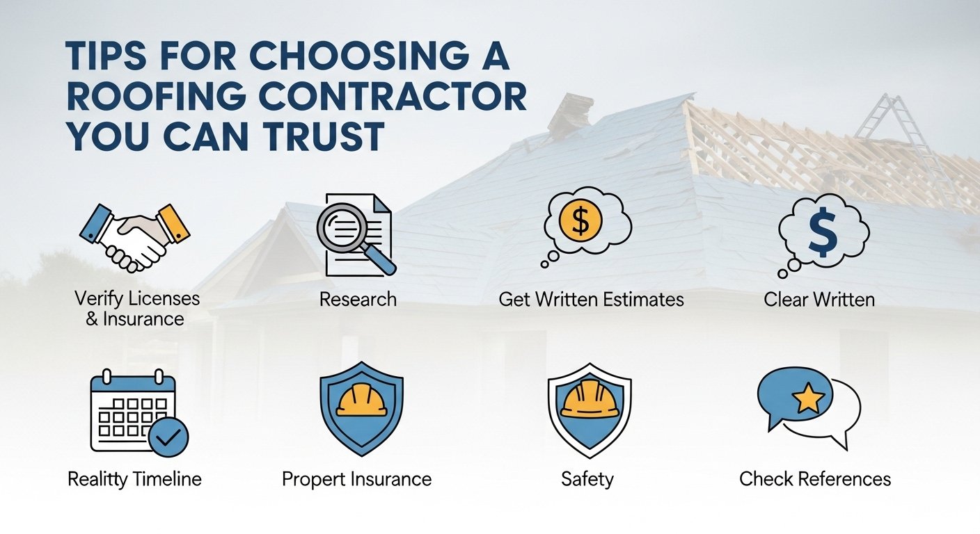 Tips for Choosing a Roofing Contractor You Can Trust