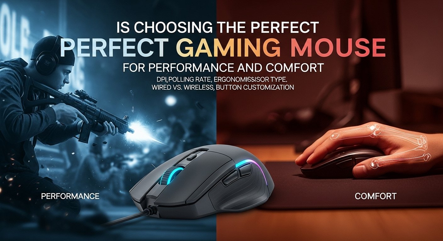 Choosing the Perfect Gaming Mouse for Performance and Comfort