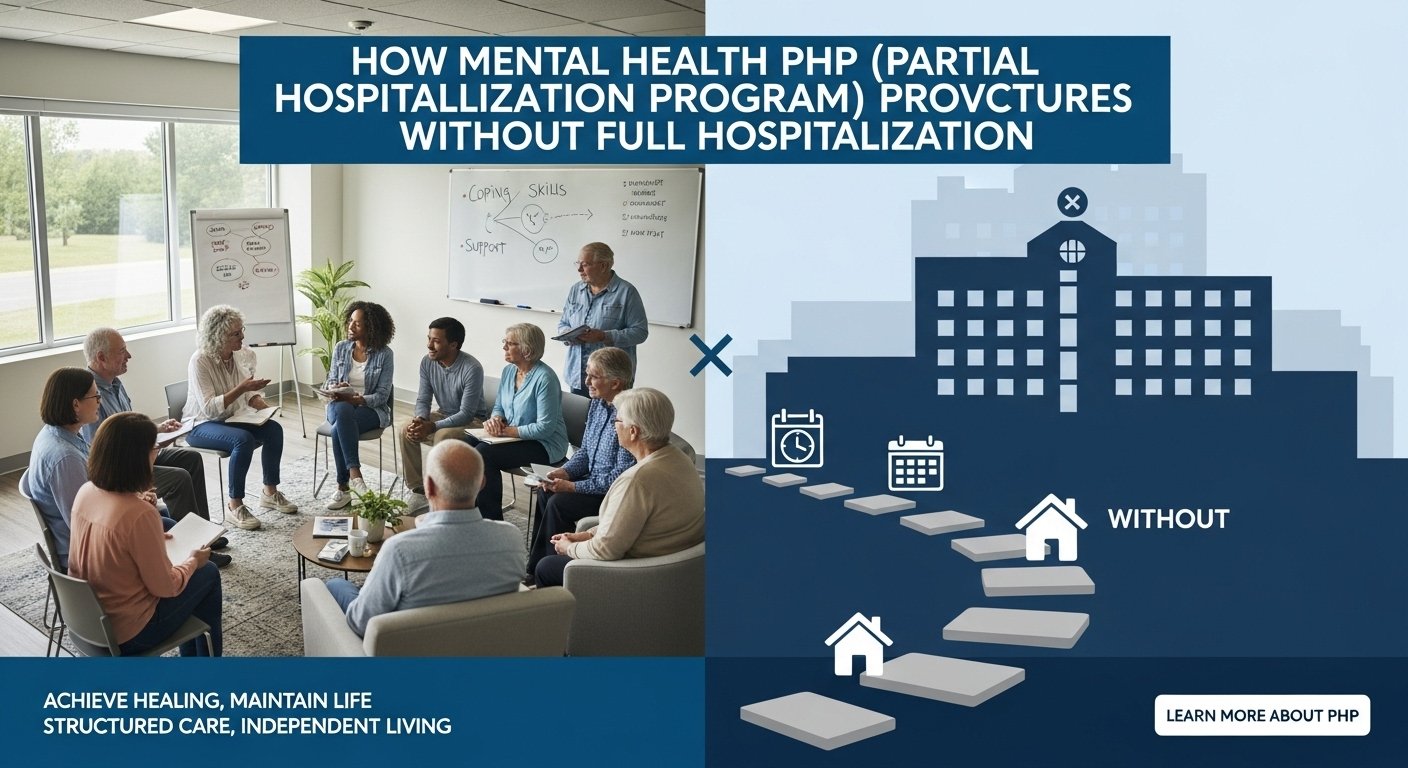 How Mental Health PHP (Partial Hospitalization Program) Provides Structure Without Full Hospitalization