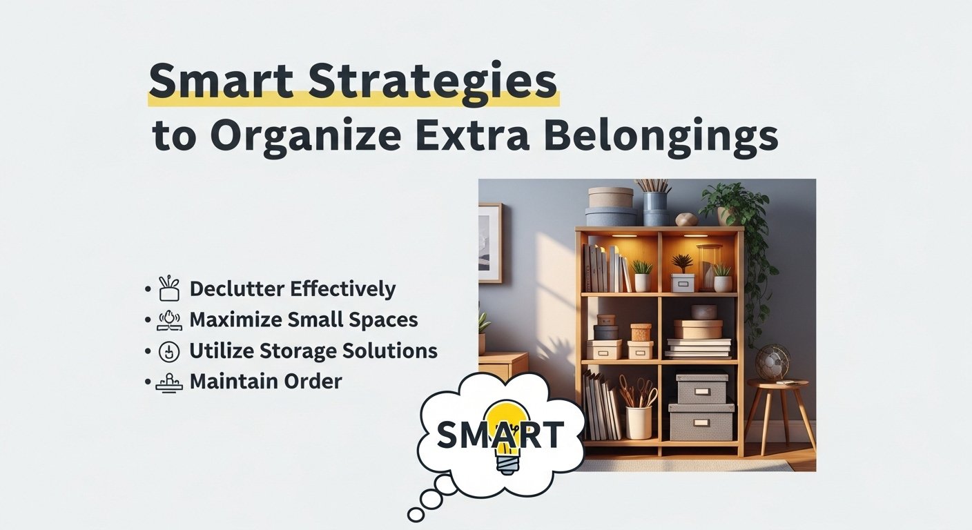 Smart Strategies to Organize Extra Belongings