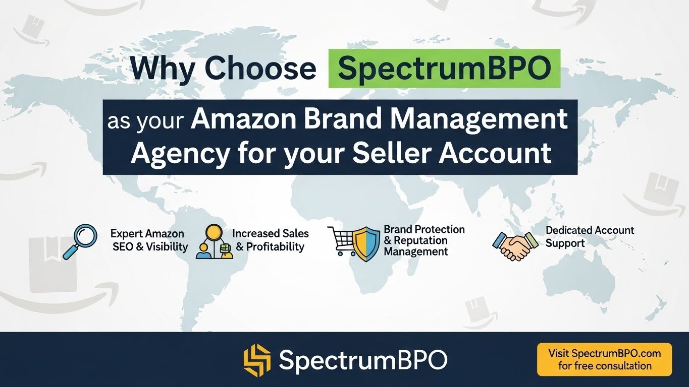 Why Choose SpectrumBPO as your Amazon Brand Management Agency for your Seller Account