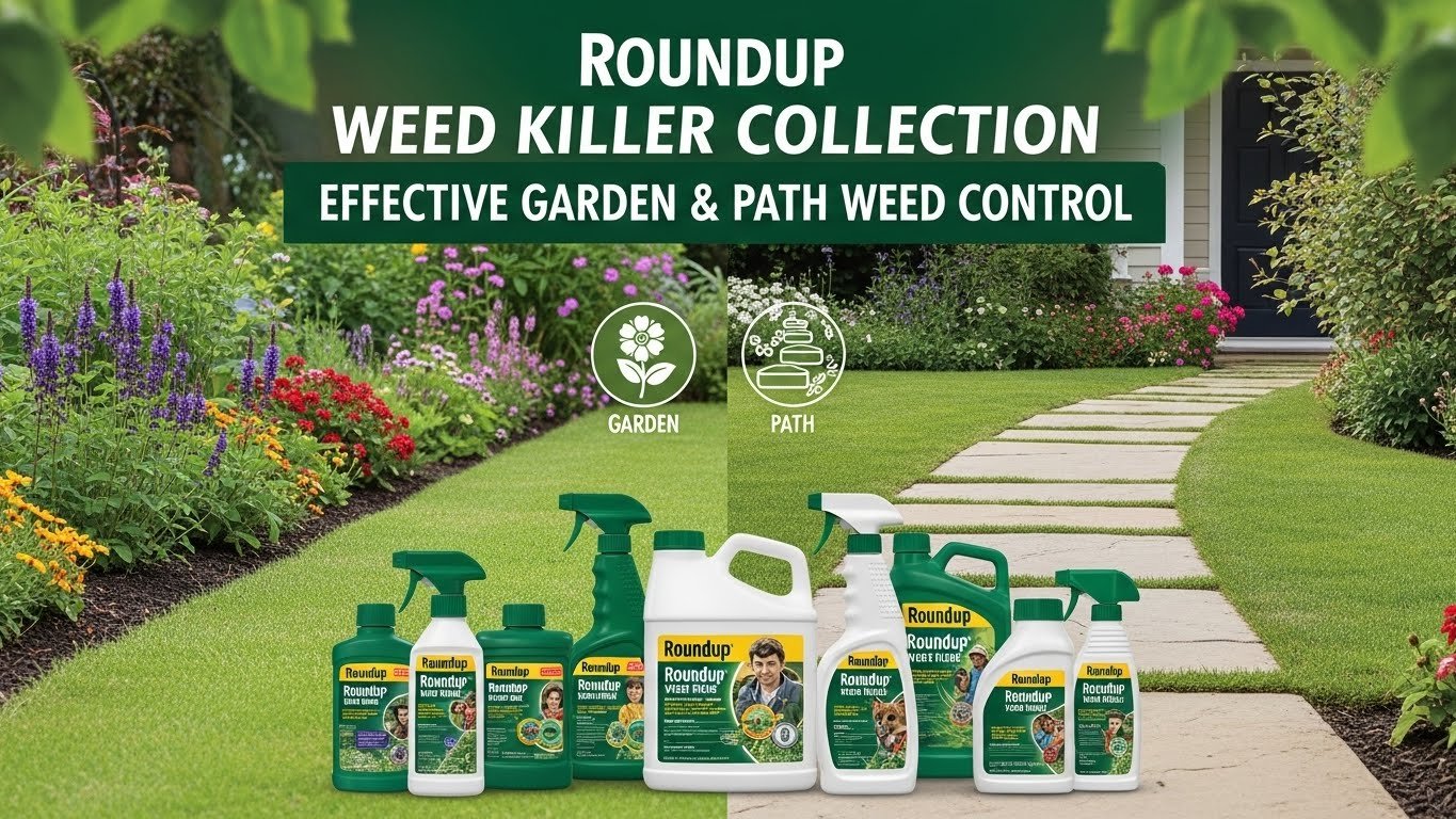 Roundup Weed Killer Collection - Effective Garden & Path Weed Control