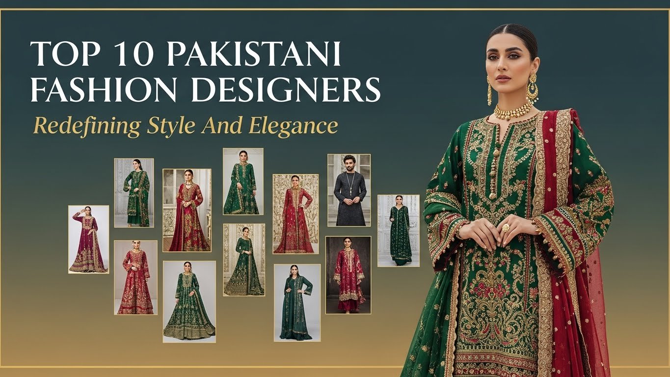 Top 10 Pakistani Fashion Designers: Redefining Style And Elegance