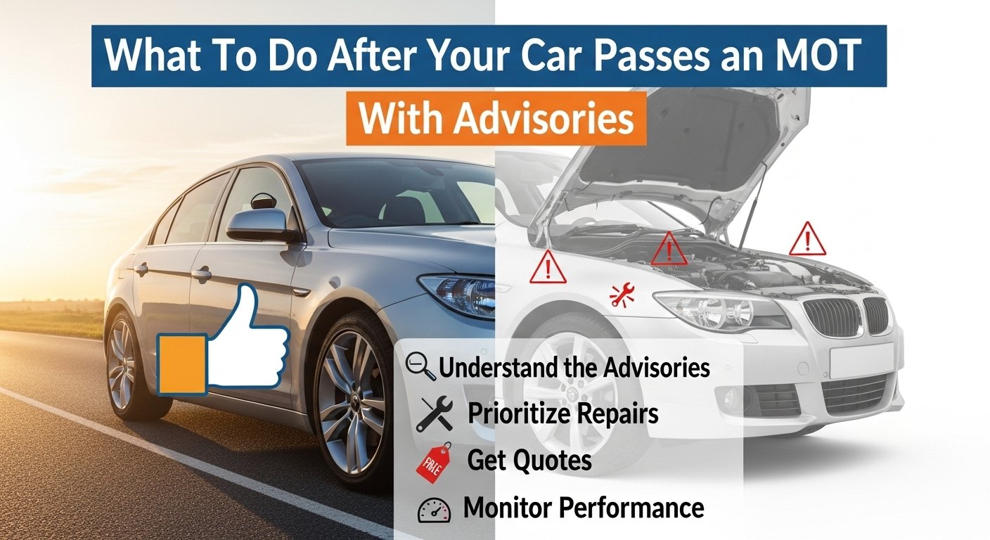 What To Do After Your Car Passes an MOT With Advisories