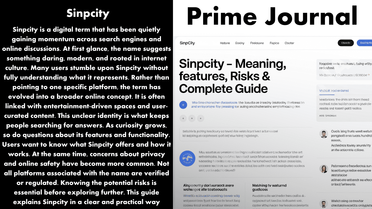 Sinpcity – Meaning, Features, Risks & Complete Guide