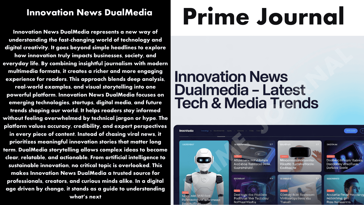 Innovation News DualMedia – Latest Tech & Media Trends