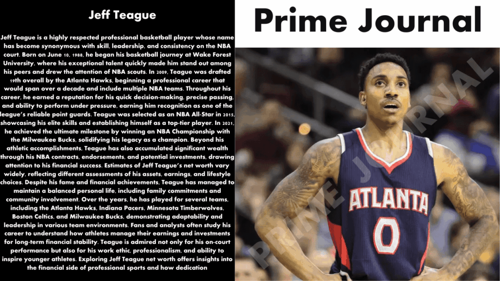 Jeff Teague Net Worth