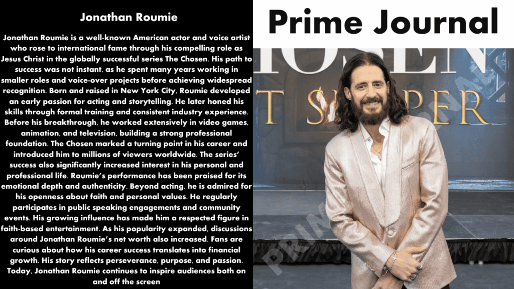 Jonathan Roumie Net Worth