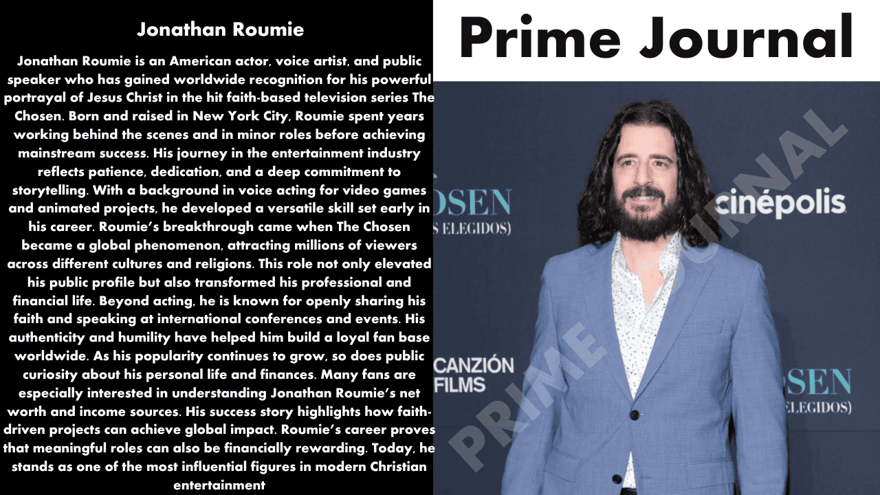 Jonathan Roumie Net Worth
