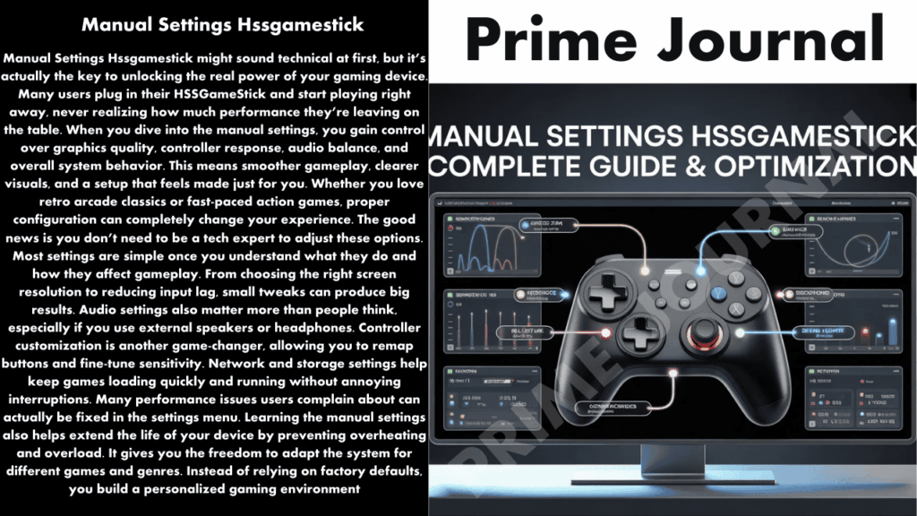Manual Settings Hssgamestick