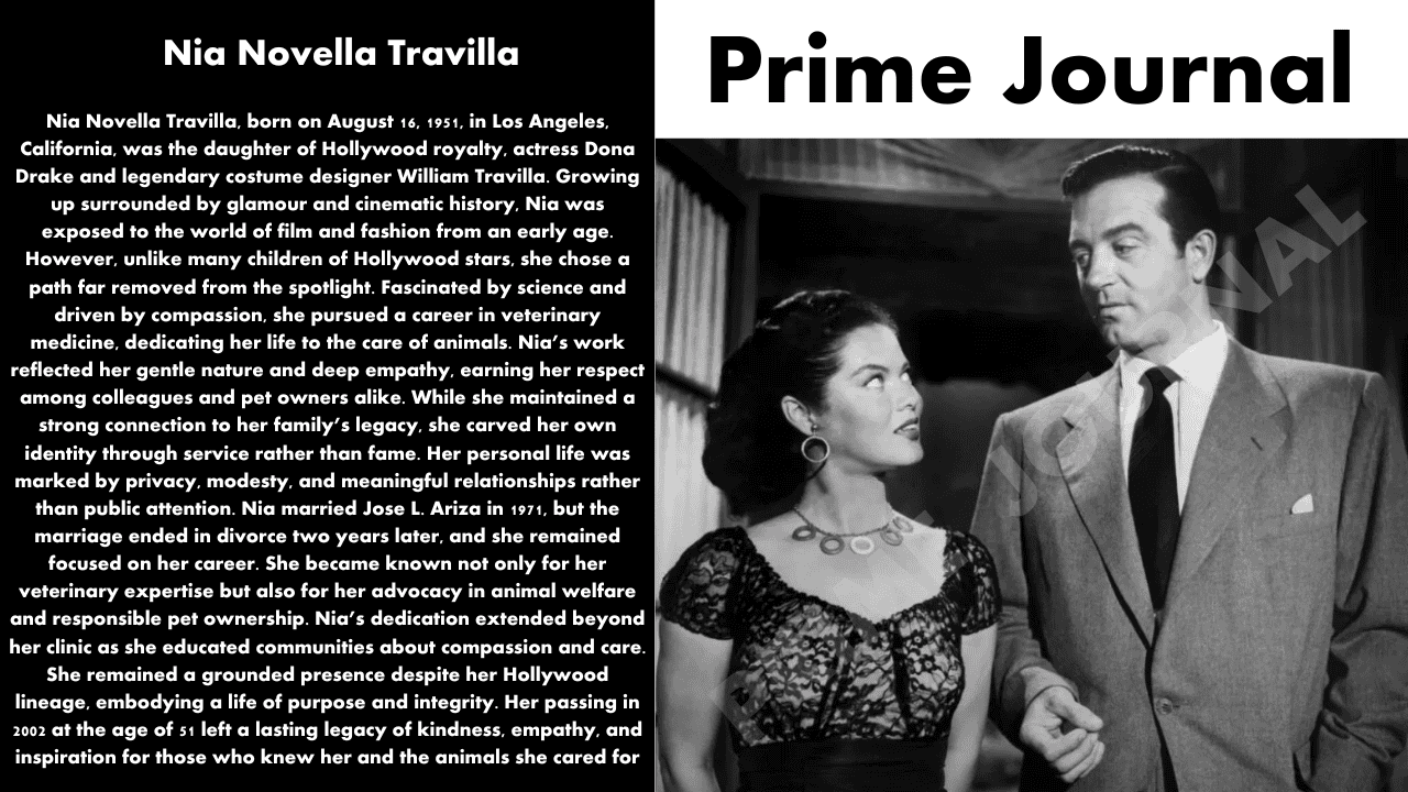 Nia Novella Travilla: Legacy of Compassion & Hollywood Roots