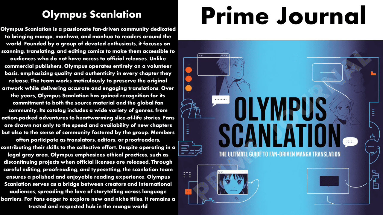 Olympus Scanlation: The Ultimate Guide to Fan‑Driven Manga Translation