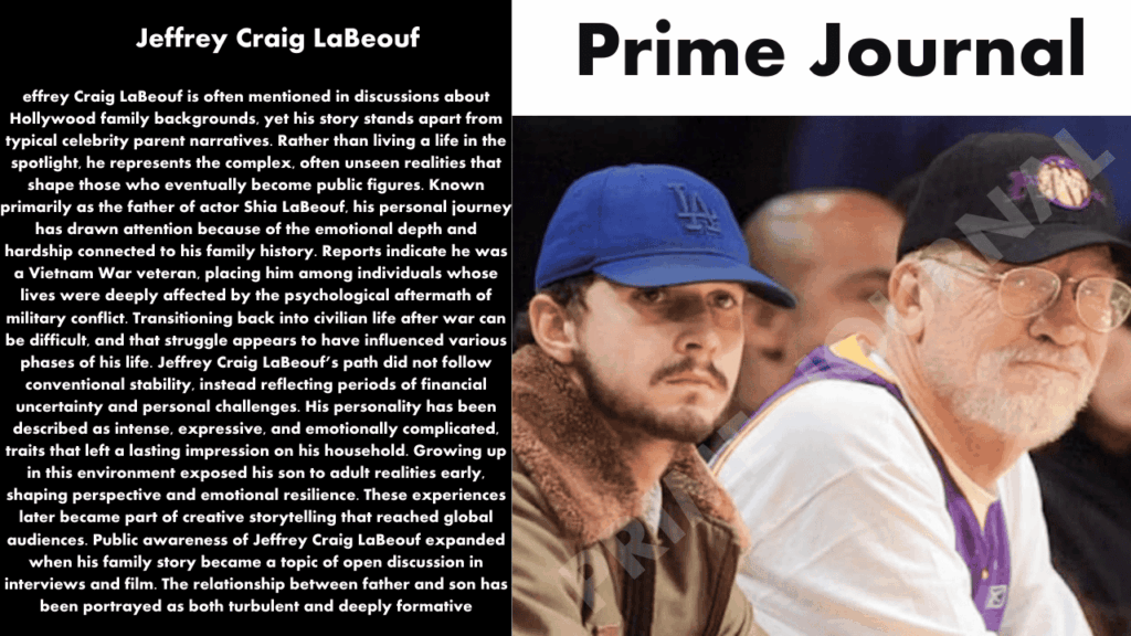 Jeffrey Craig LaBeouf