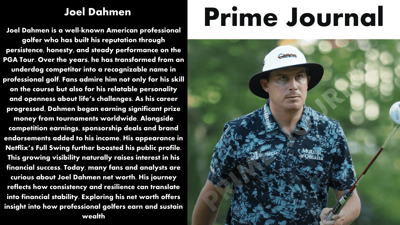 Joel Dahmen Net Worth