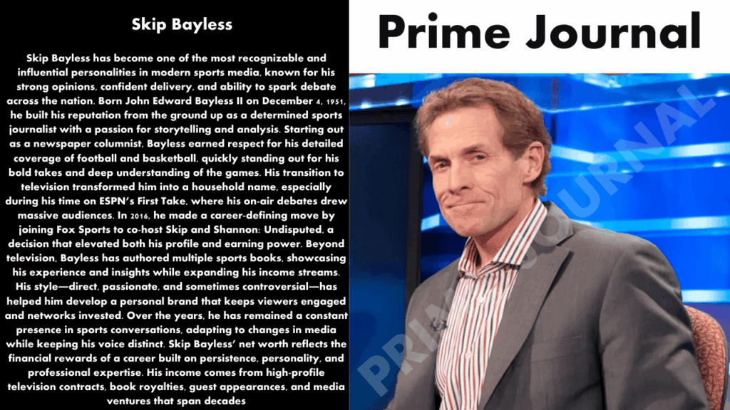 Skip Bayless Net Worth