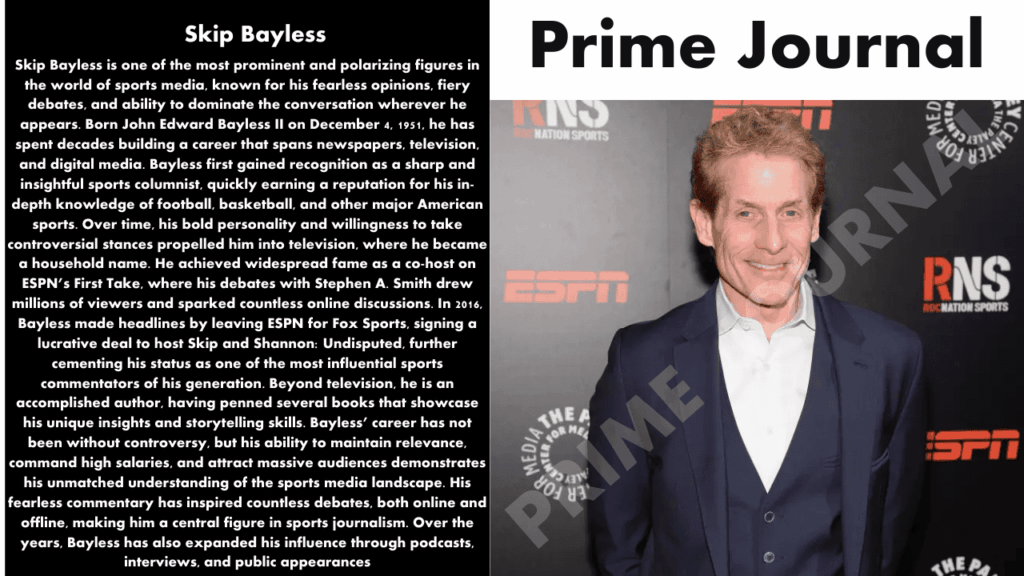 Skip Bayless Net Worth
