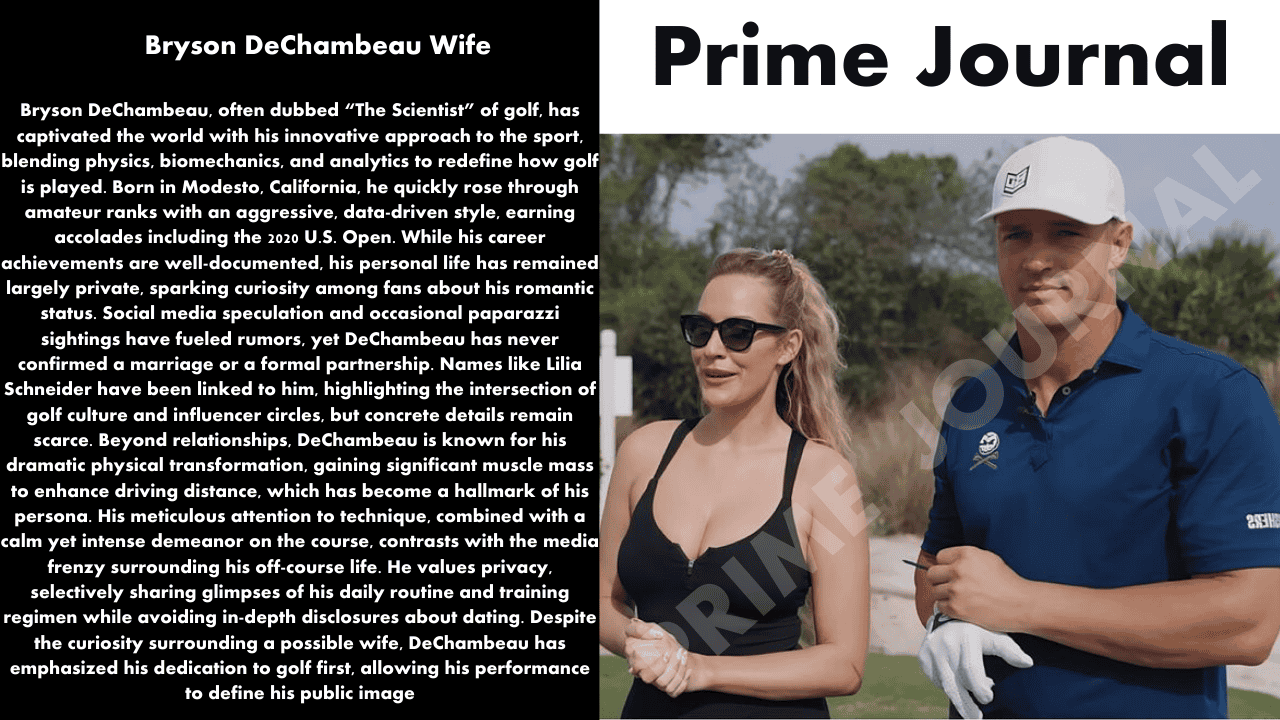 Bryson DeChambeau Wife