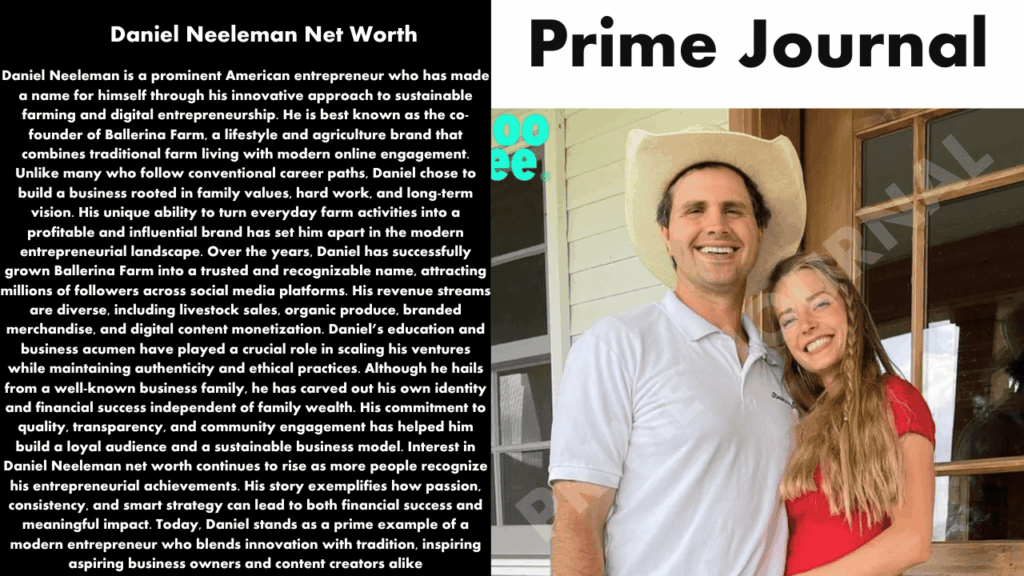 Daniel Neeleman Net Worth