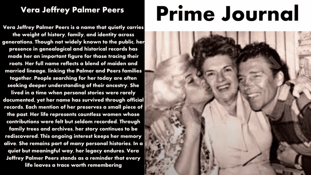 Vera Jeffrey Palmer Peers