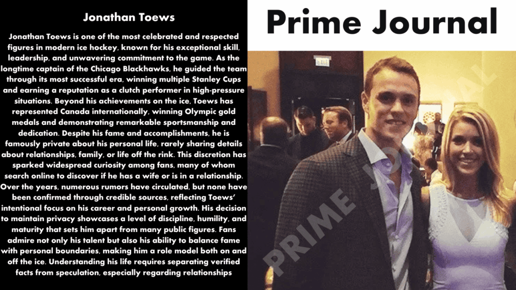 Jonathan Toews Wife