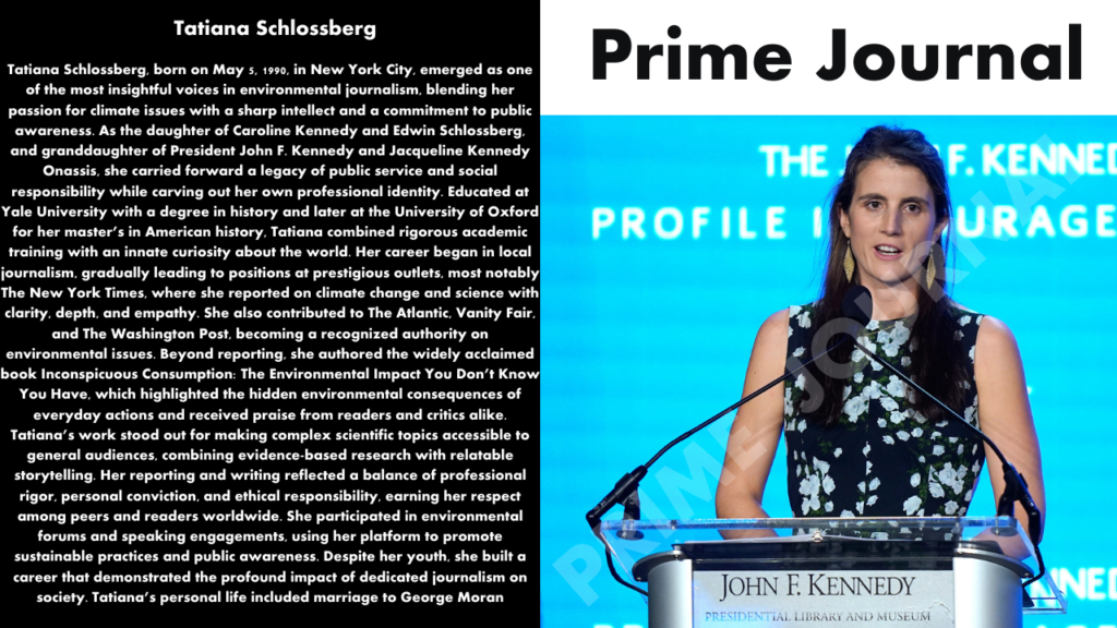 Tatiana Schlossberg Net Worth